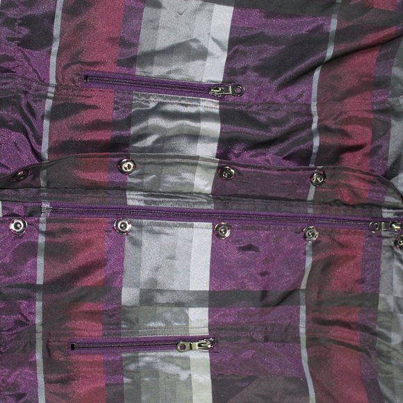 Vintage Cache Size: M Purple, Grey and Silver Jacket - Picture 5 of 5